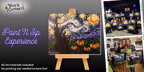 St Pete Paint Party \u2013 Spooky Starry Night