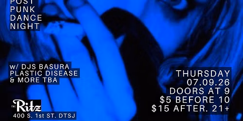 ATOMIC: NEW\/DARKWAVE, SYNTH-POP, POST-PUNK DANCE NIGHT - The Ritz