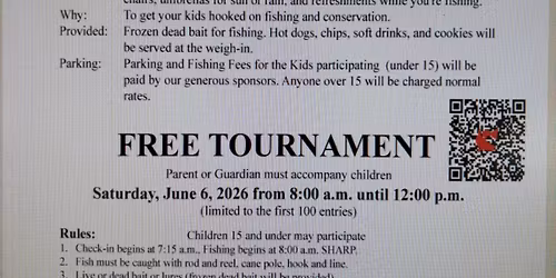 Galveston CCA Chapter KidsFish Tournament - almost full.