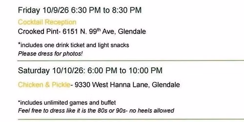 Greenway class of 96 30th reunion 