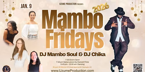 Mambo Fridays at Bryant St Market: Featuring DJ Mambo Soul