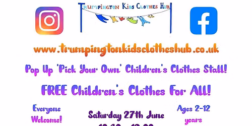 \ud83e\udef6 June's FREE Children's Clothing Event \ud83e\udef6