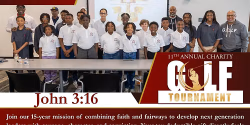 G.O.L.F. 3:16 Annual Charity Golf Tournament