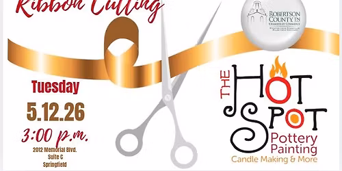 Ribbon Cutting for Hot Spots Studios
