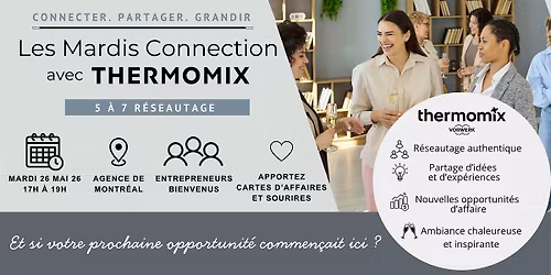 Les MARDIS CONNECTION avec  Thermomix\u00ae
