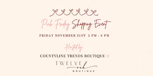 Pink Friday Shopping Event \ud83c\udf80\ud83d\udecd\ufe0f\ud83c\udf84\ud83e\udea9