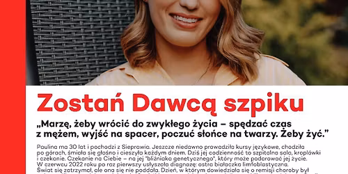 Do\u0142\u0105cz do Nas w \u0141yczance i zosta\u0144 Dawc\u0105 szpiku