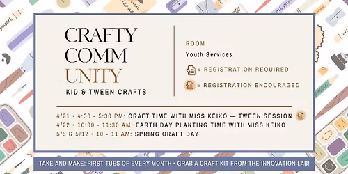 Spring Craft Day \u2014 Crafty Community