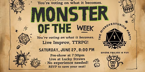 Monster of the Week \u2014 Live Improv TTRPG