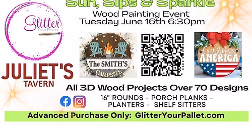 Wood Painting Event - Juliet\u2019s Tavern