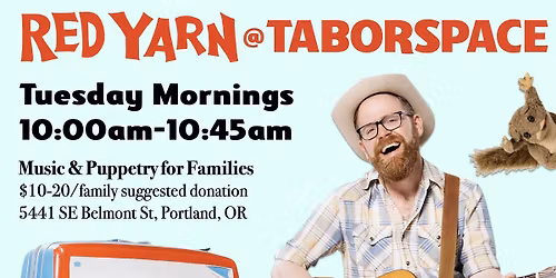 Red Yarn's Tuesday Mornings at Taborspace!