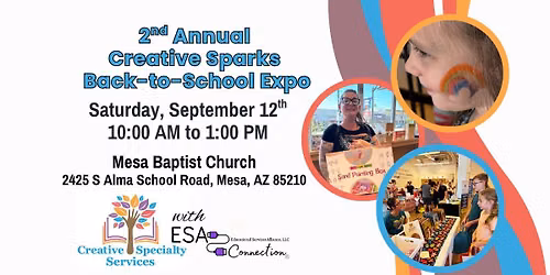 2nd Annual Creative Spark Back-to-School Expo