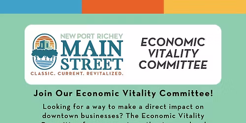 Economic Vitality Committee Meeting - New Port Richey Main Street