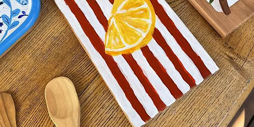 Mini borrel plank\/snack board painting workshop