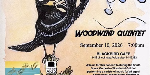 South Shore Orchestra Presents: Woodwind Quintet at Blackbird Cafe