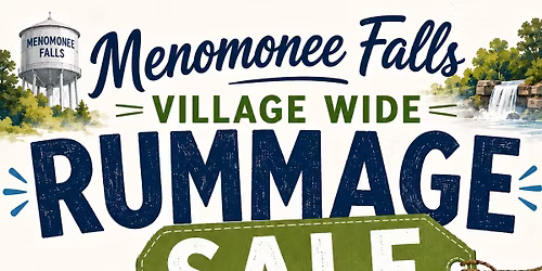 Menomonee Falls Village Wide Rummage Sale