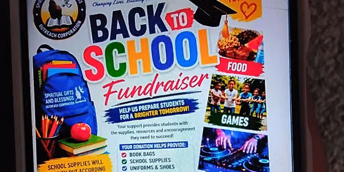 Spiritual Gifts and Blessings Outreach Corporation Back to School Event