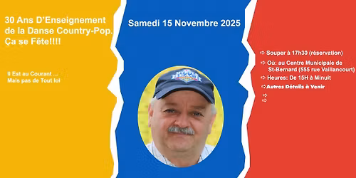 30 ans d'Enseignement ... \u00c7a se F\u00eate!!! 15 Nov. 2025