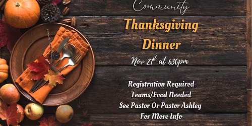 Free Community Dinner