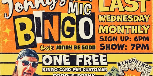 Jonny's Open Mic BINGO 