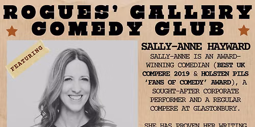 Rogues' Gallery Comedy Club: Sally-Anne Hayward + Joe Dehuai