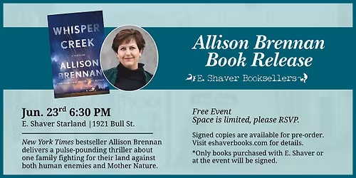 Allison Brennan Book Release