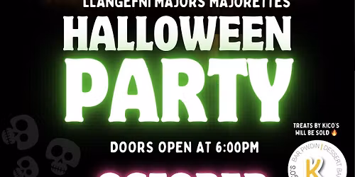 \ud83d\udc7b\ud83c\udf83LLANGEFNI MAJORS HALLOWEEN PARTY\ud83c\udf83\ud83d\udc7b
