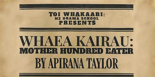 Whaea Kairau: Mother Hundred Eater By Apirana Taylor
