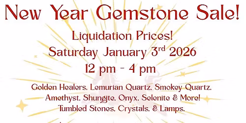 Gemstone Lipuidation Sale