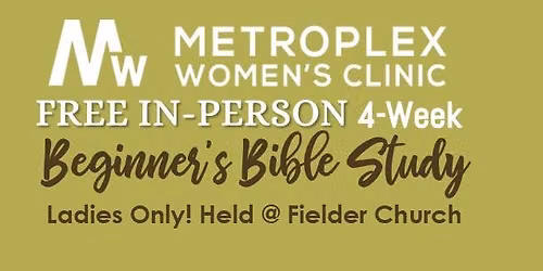 FREE In-Person Beginner's Bible Study