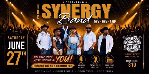 The Synergy Band — 70s, 80s & Up