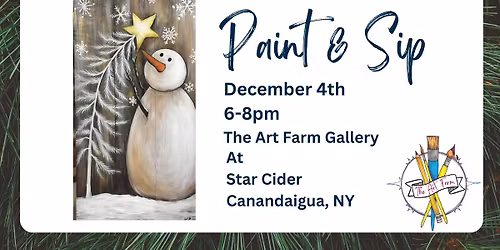 Rustic Snowman @Star Cider