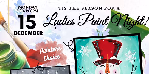 Ladies Paint Night at Kindred Mercantile Boutique!