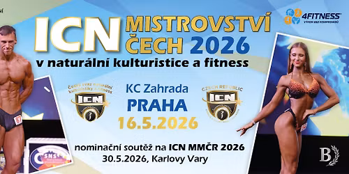 ICN Mistrovstv\u00ed \u010cech 2026 v natur\u00e1ln\u00ed kulturistice a fitness