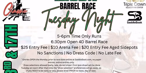 Barrel Race at Triple Crown Equestrian Center