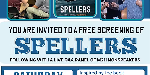 Free SPELLERS Screening & Live Panel of Nonspeakers Q&A