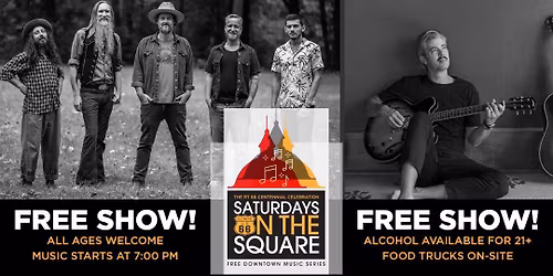 Saturdays on the Square with Chicago Farmer & The Fieldnotes and Dan Hubbard- Full Band. FREE EVENT!
