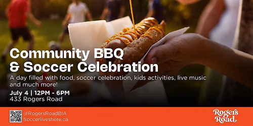 Community BBQ & Soccer Celebration on Rogers Road