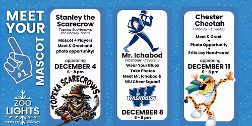 Chester Cheetah @ Zoo Lights