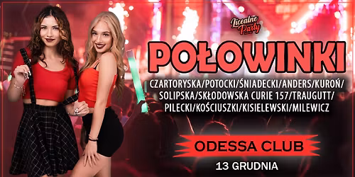 Oficjalne Po\u0142owinki \ud83d\udc83\ud83c\udffc\ud83d\udd7a\ud83c\udffb 13.12 \ud83e\udea9 Odessa Club