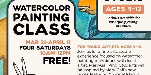 Youth Artists Studio: Watercolor Painting Class