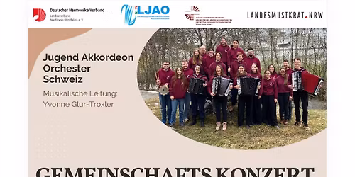 Gemeinschaftskonzert der LandesJugendAkkordeonOrchester der Schweiz und NRW