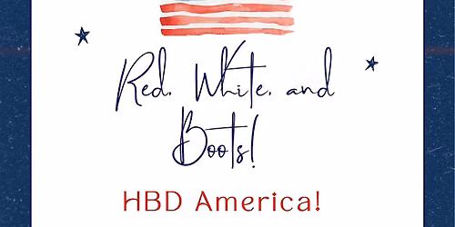 Red, White, and Boots!