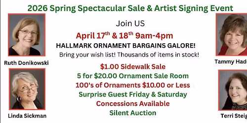2026 Spring Spectacular Sale & Artist Signing