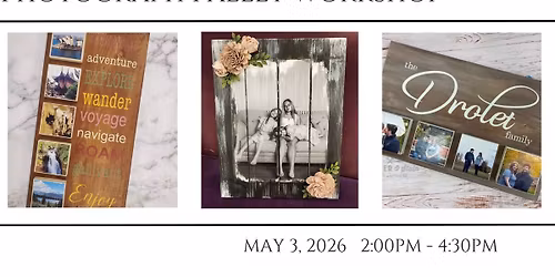 Photograph Pallet Workshop!