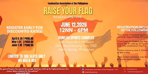 RAISE YOUR FLAG - Worship Flag Twirling Training