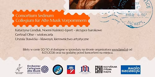 Obchody Mi\u0119dzynarodowego Dnia Muzyki Dawnej w Szczecinie, edycja 2026. Muzyka jest Kobiet\u0105!