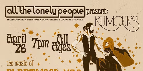 All The Lonely People Present: RUMOURS! The Music of Fleetwood Mac
