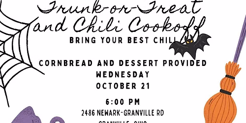 Trunk or Treat and Chili Cookoff