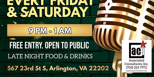 Friday & Saturday Karaoke at McNamara\u2019s Pub Arlington, Virginia